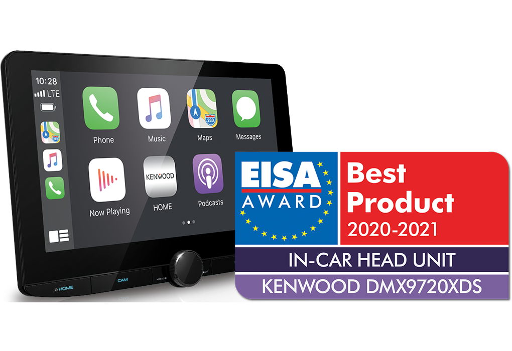 Kenwood DMX9720XDS-CAMPER 2-din 10.1 inch multi media camper navigatie scherm Apple Carplay & Android Auto