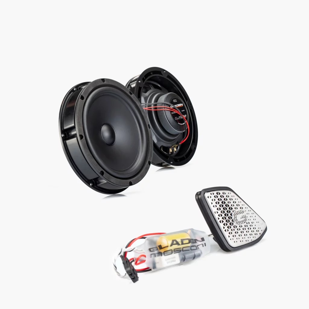Gladen One T6.1 Appearance high end custom fit 16,5 cm 2-weg compo 100 watts RMS 3 ohms voor VW Transporter T6.1