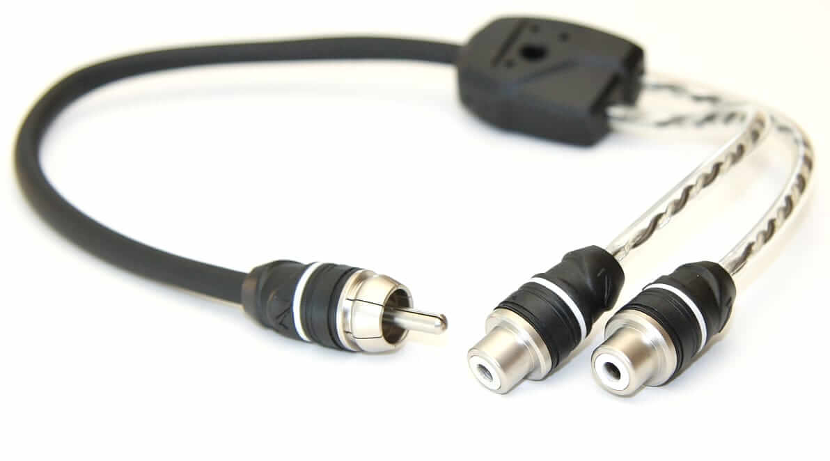 CONNECTION STF 030 rca splitter 1x male naar 2x female lengte 30cm