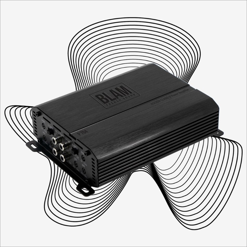 Blam Relax P704 versterker 4 kanaals 440 watts RMS