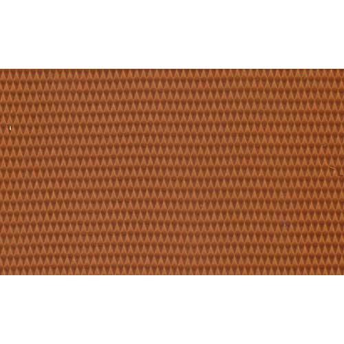 Bekledingsstof Skai – Vinyl kunstleer licht bruin geribbeld 140 x 100cm