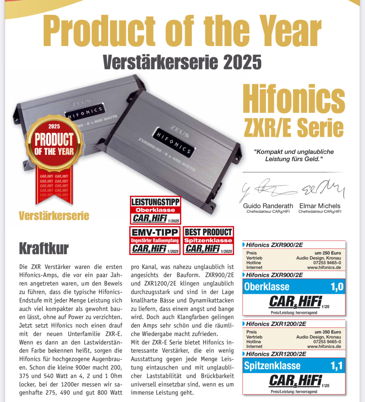 Hifonics ZXR1200/2E