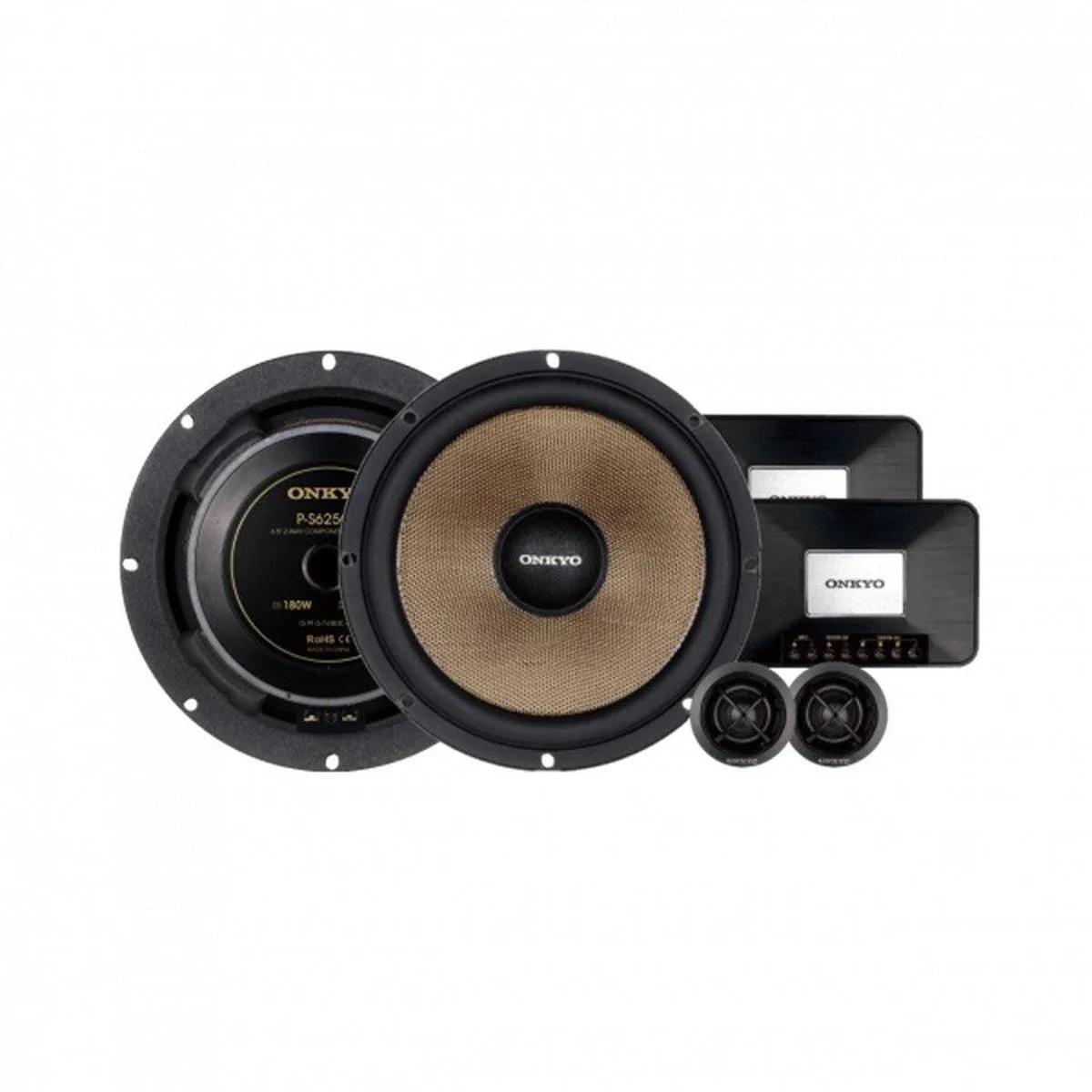 Onkyo P-S625C2 luidspreker set 16,5 cm 2-weg compo 105 watts RMS 4 ohms