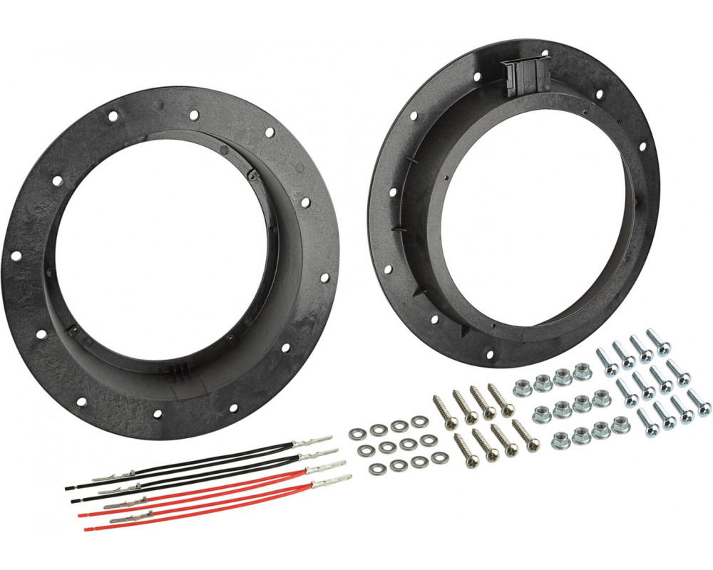 Speaker Ringen Ø 165 mm Div.modellen Audi-Volkswagen-Skoda Voorportier > ingebouwde speakerconnector