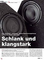 ESX Vision VXP800A actieve reservewiel subwoofer kist 400 watts RMS