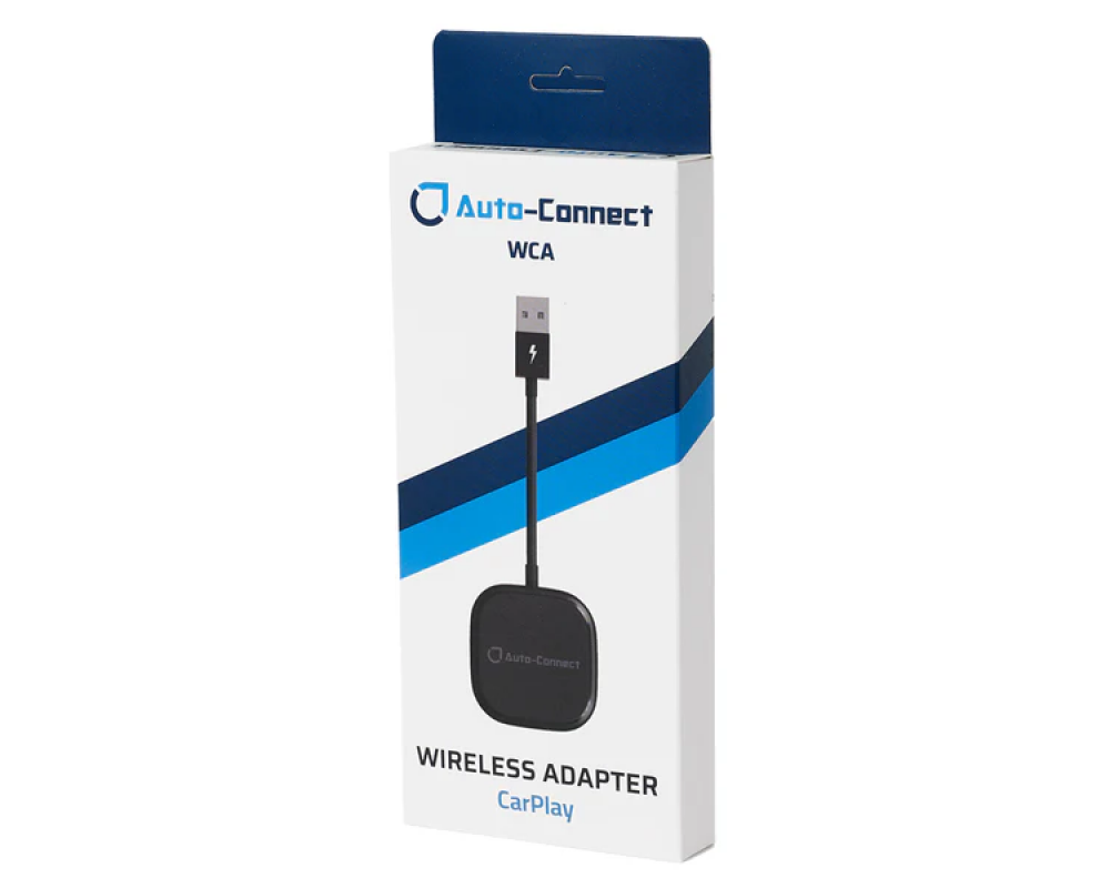 Auto Connect WCA wireless carplay adapter met USB A & C