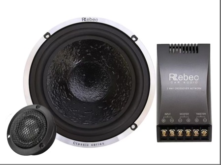 Rebec Audio CS6.5v2 luidspreker set 16,5 cm 2-weg compo 70 watts RMS 4 ohms