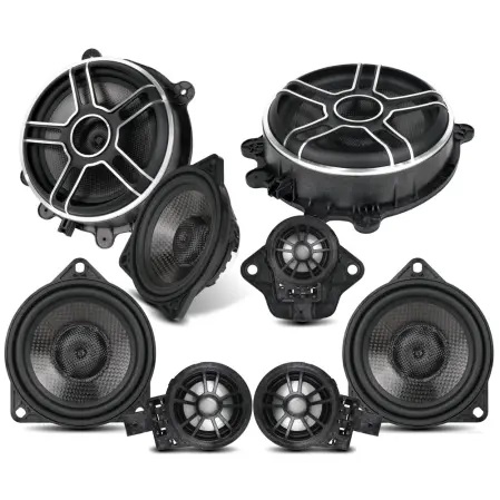 Nakamichi Tesla Full-Pack custom fit luidspreker set voor Model 3 & Y