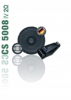 German Maestro Concept CS5008 IV-2 ohms versie 13 cm luidspreker set 2-weg compo 60 watts RMS 2 ohms