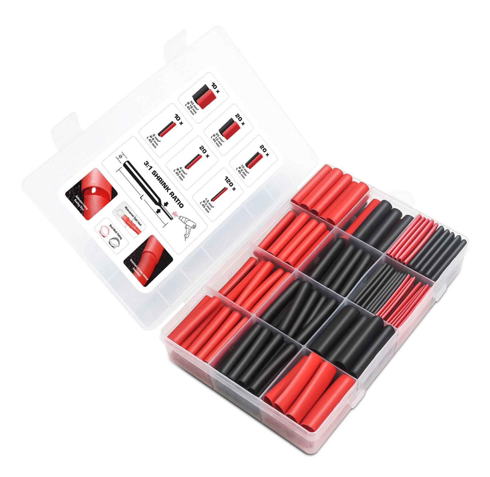 ESX Direction DST200 krimpkous assortiment 200 delig