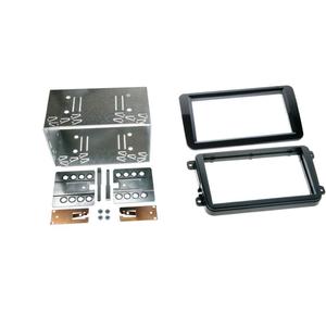 2 Din montage set pianolak zwart voor diverse VW SKODA en SEAT modellen