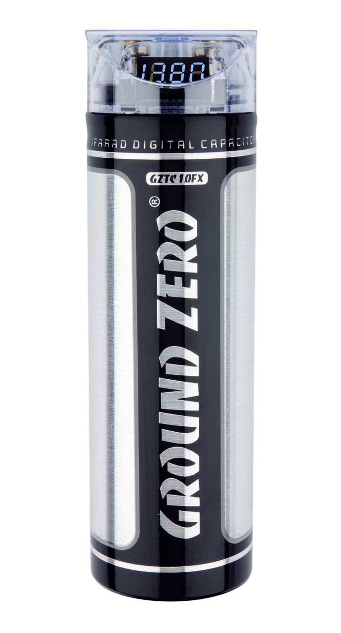 Ground Zero GZTC-1.0FX powercap 1.0 farad wit led display