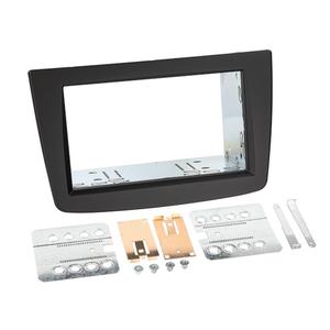 2-din radio inbouw kit zwart Alfa Romeo Mito 10/2013>