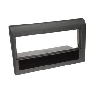 1-din autoradio inbouw paneel zwart Alfa Romeo 155, Lancia Delta & Dedra