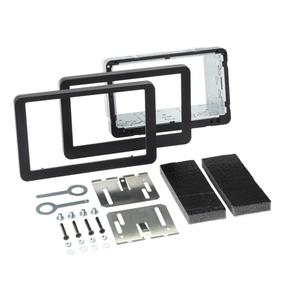 2-din autoradio inbouw paneel zwart Alfa Romeo 159, Brera & Spider