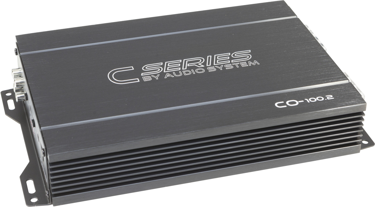 Audio System CO-100.2 versterker 2 kanaals 320 watts RMS met auto high level inputs & RTC bass-remote