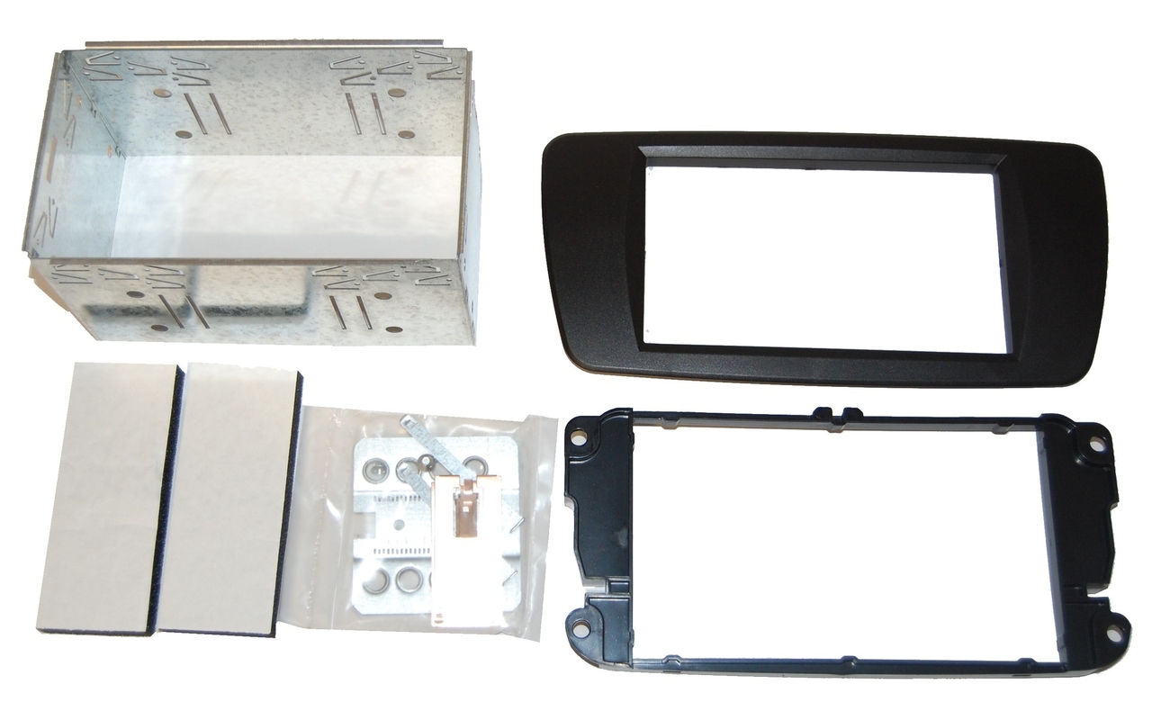 Seat Ibiza 2008> 2-Din radio inbouw kit nit black