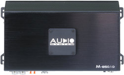 Audio System M850.1D mono block versterker 850 watts RMS 2 ohms met bass-remote Audio System M850.1D mono block versterker 850 watts RMS 2 ohms met bass-remote