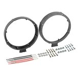 Luidspreker ringen set 165mm met connector en accessoires Seat-Skoda-VW-Mitsubishi Luidspreker ringen set 165mm met connector en accessoires Seat-Skoda-VW-Mitsubishi