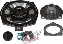 Audio System X200 BMW PLUS EVO deels actief 3-weg 175 watts RMS compo systeem voor E & F modellen Audio System X200 BMW PLUS EVO deels actief 3-weg 175 watts RMS compo systeem voor E & F modellen