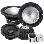 AudioCircle PRO-LINE CRYSTAL W6C + M3P + T28 audiofiele 120 watts RMS 3-weg 16,5 cm compo set actief AudioCircle PRO-LINE CRYSTAL W6C + M3P + T28 audiofiele 120 watts RMS 3-weg 16,5 cm compo set actief