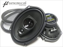 U-Dimension EL-COAX693 luidspreker set 6 x 9 inch 3-weg 80 watts RMS U-Dimension EL-COAX693 luidspreker set 6 x 9 inch 3-weg 80 watts RMS