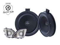 Alpine SPC-106T61 custom fit 16,5 cm compo set voor Volkswagen Transport T6.1 Alpine SPC-106T61 custom fit 16,5 cm compo set voor Volkswagen Transport T6.1