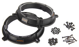 MusWay MSR-HYKI1 aluminium luidspreker adapter ringen set 165mm voor Hyundai & Kia modellen 4 gaats MusWay MSR-HYKI1 aluminium luidspreker adapter ringen set 165mm voor Hyundai & Kia modellen 4 gaats