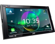 JVC KW-M875DBW DAB+ autoradio met bluetooth wireless Apple Carplay & Android Auto JVC KW-M875DBW DAB+ autoradio met bluetooth wireless Apple Carplay & Android Auto