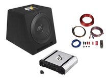 ESX DBP112Q BassPack 12 inch bassreflex kist + monoblock versterker + kabelset ESX DBP112Q BassPack 12 inch bassreflex kist + monoblock versterker + kabelset