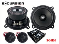 Excursion SHX5C high power 2-weg 13 cm compo luidspreker set 75 watts RMS Excursion SHX5C high power 2-weg 13 cm compo luidspreker set 75 watts RMS