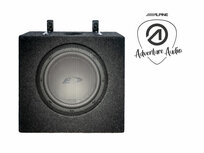 Alpine SWC-D84T6 custom fit 8 inch subwoofer kist voor Volkswag Transporter T6 & T6.1 Alpine SWC-D84T6 custom fit 8 inch subwoofer kist voor Volkswag Transporter T6 & T6.1