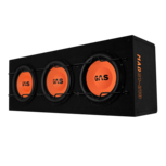 GAS AUDIO MAD B1-310 gesloten subwoofer kist 3 x 10 inch 750 watts RMS 1 ohms GAS AUDIO MAD B1-310 gesloten subwoofer kist 3 x 10 inch 750 watts RMS 1 ohms