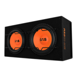 GAS AUDIO MAD B1-212 bassreflex subwoofer kist 2 x 12 inch 600 watts RMS 2 ohms GAS AUDIO MAD B1-212 bassreflex subwoofer kist 2 x 12 inch 600 watts RMS 2 ohms