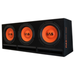 GAS AUDIO MAD B2-310 bassreflex subwoofer kist 3 x 10 inch 900 watts RMS 1 ohms GAS AUDIO MAD B2-310 bassreflex subwoofer kist 3 x 10 inch 900 watts RMS 1 ohms