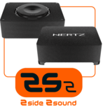 Hertz Cento CBA250 actieve 10 inch gesloten "downfire" kist 250 watts RMS Hertz Cento CBA250 actieve 10 inch gesloten "downfire" kist 250 watts RMS