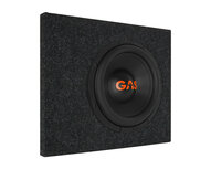 GAS AUDIO SE10SC-MADS210D2 gesloten subwoofer kist 10 inch 300 watts RMS voor Scania CR20 GAS AUDIO SE10SC-MADS210D2 gesloten subwoofer kist 10 inch 300 watts RMS voor Scania CR20