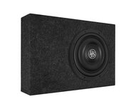 GAS AUDIO SE10VO-DLS-RCS10D2 custom fit gesloten subwoofer kist 600 watts RMS 10 inch Volvo FH & FM Trucks GAS AUDIO SE10VO-DLS-RCS10D2 custom fit gesloten subwoofer kist 600 watts RMS 10 inch Volvo FH & FM Trucks