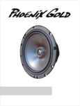 Phoenix Gold Ti265PS high end 16,5 cm 2-weg luidspreker set 100 watts RMS Phoenix Gold Ti265PS high end 16,5 cm 2-weg luidspreker set 100 watts RMS