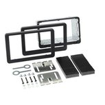 2-din autoradio inbouw paneel zwart Alfa Romeo 159, Brera & Spider 2-din autoradio inbouw paneel zwart Alfa Romeo 159, Brera & Spider