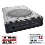 Phoenix Gold Z8150 actieve (underseat) woofer 8 inch 100 watts RMS inclusief kabelset Phoenix Gold Z8150 actieve (underseat) woofer 8 inch 100 watts RMS inclusief kabelset