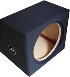 G12-1 lege 12 inch gesloten kist met circa 28 liters inhoud en ingefreesde woofer opening G12-1 lege 12 inch gesloten kist met circa 28 liters inhoud en ingefreesde woofer opening